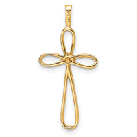 14k Cross Pendant Mounting