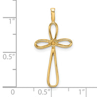14k Cross Pendant Mounting