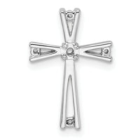 14k White Gold Cross Pendant Mounting