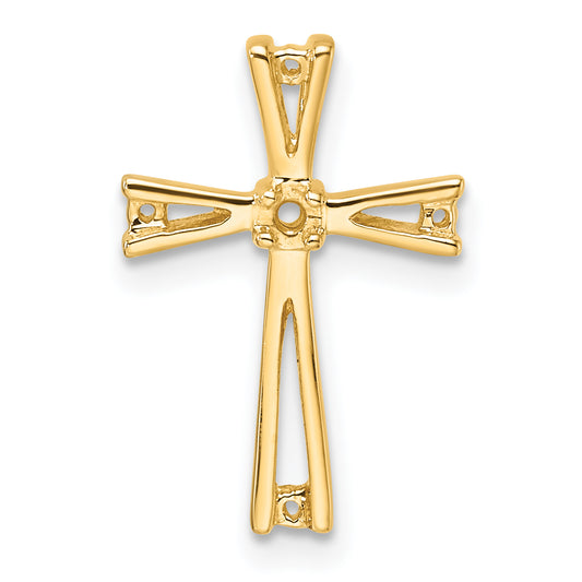 14k Cross Pendant Mounting