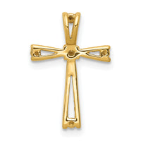 14k A Diamond Cross Pendant