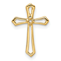 14k Passion Cross Pendant Mounting