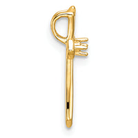 14k Passion Cross Pendant Mounting