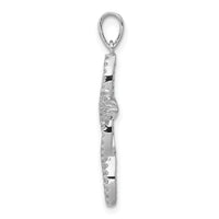 14k White Gold 1/4ct. Diamond Cross Pendant