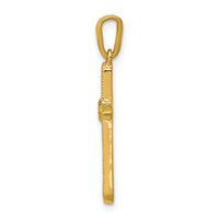 14k 1/4ct. Diamond Cross Pendant