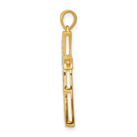 14k  1/5ct. Diamond Cross Pendant