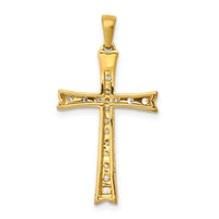 14k  1/5ct. Diamond Cross Pendant