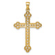 14k 1/4ct. Diamond Cross Pendant