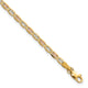 14k 2.75mm Tri-color Gold PavÃ© Valentino Chain