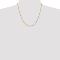 14k 1.85mm D/C Quadruple Rope Chain