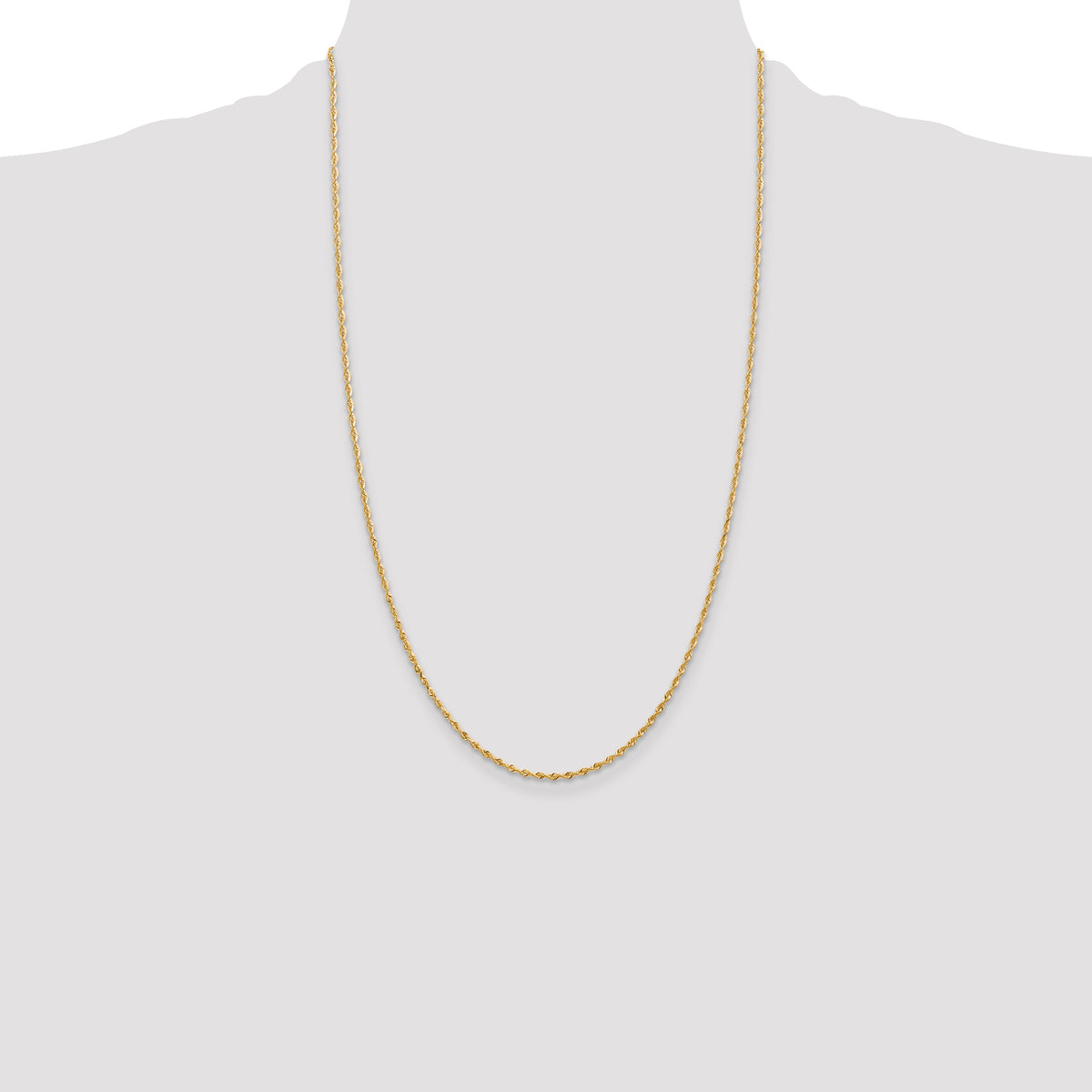 14k 1.85mm D/C Quadruple Rope Chain