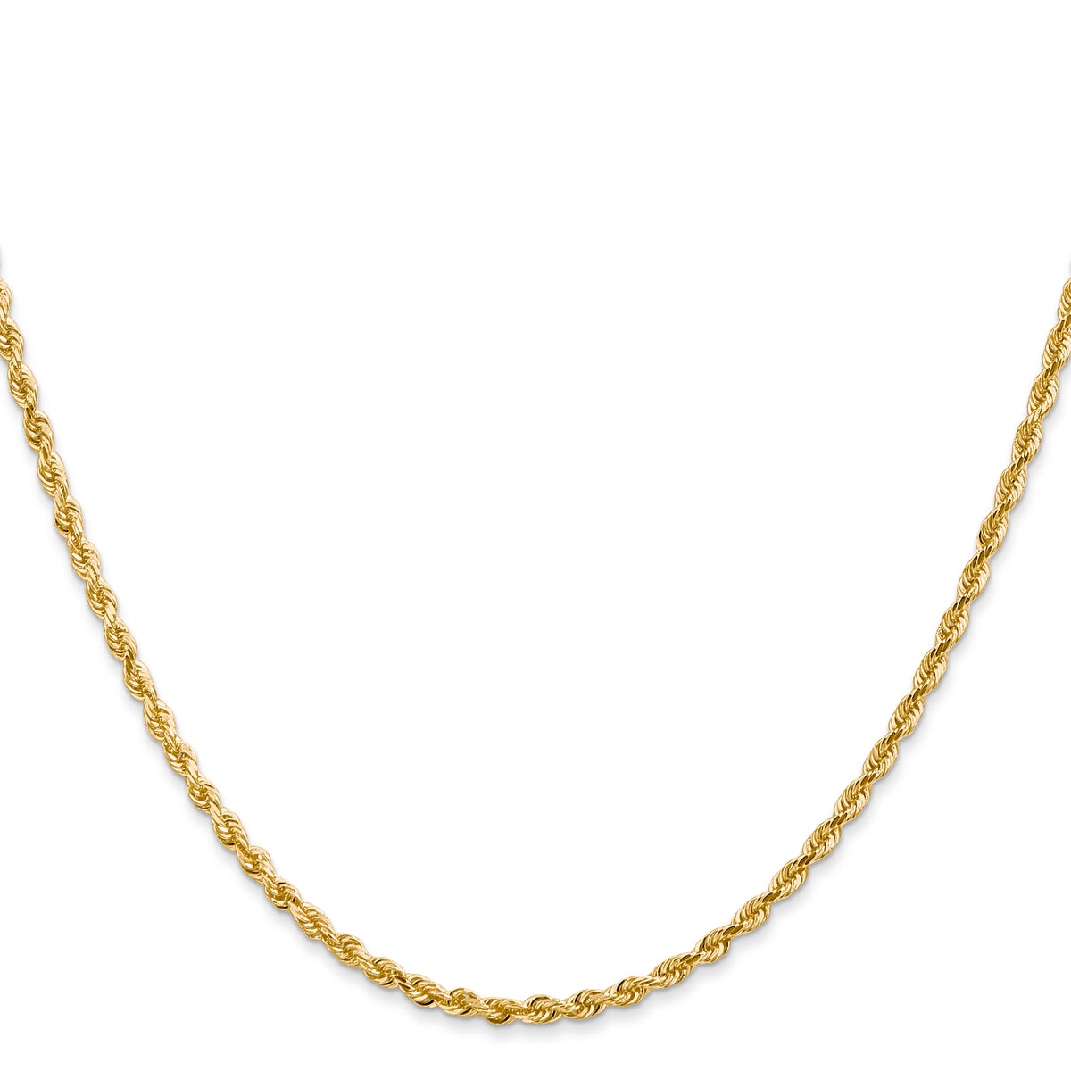 14k 2.25mm D/C Quadruple Rope Chain