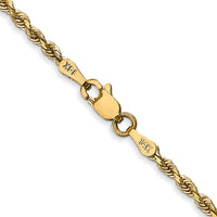 14k 2.25mm D/C Quadruple Rope Chain