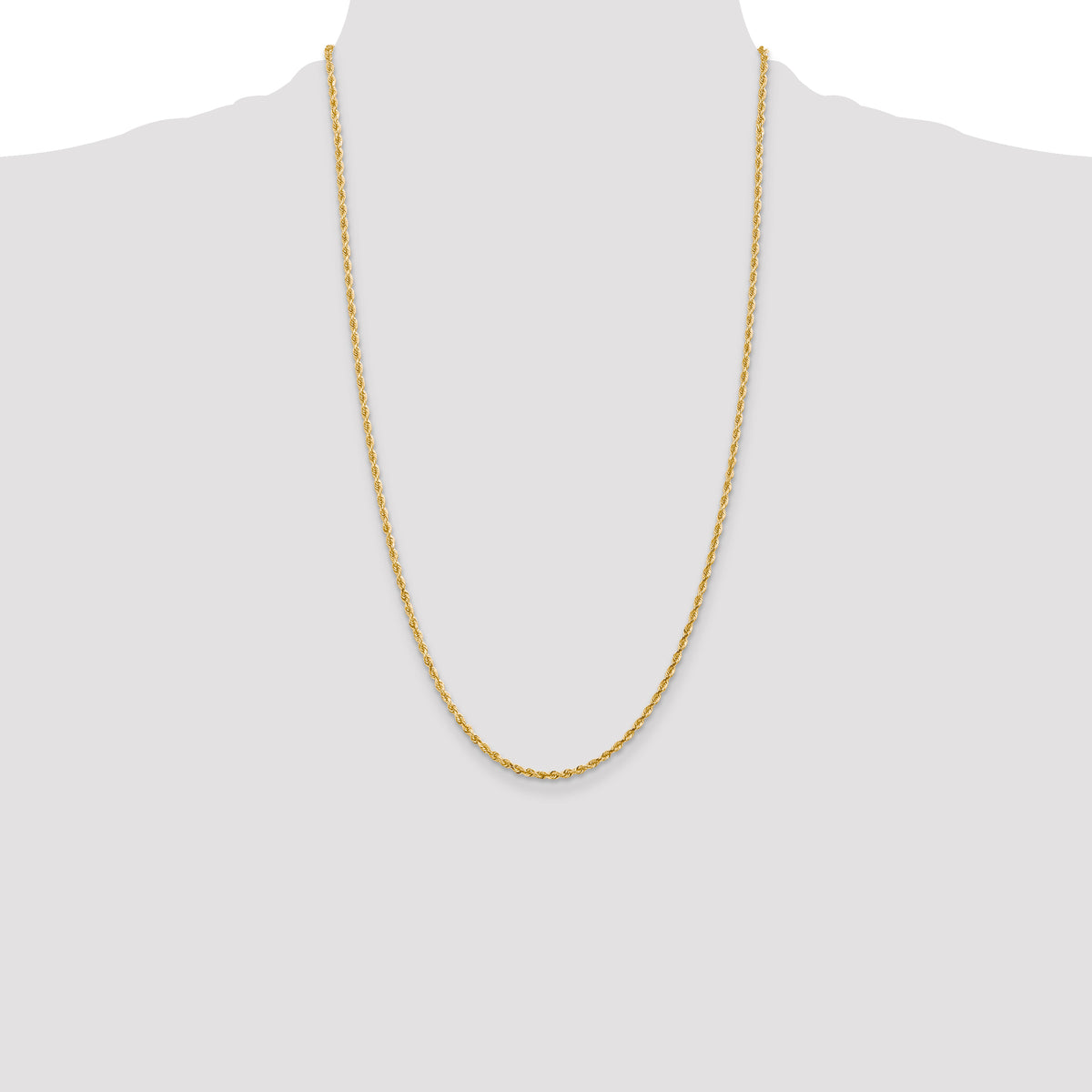 14k 2.25mm D/C Quadruple Rope Chain