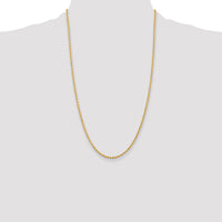 14k 2.25mm D/C Quadruple Rope Chain