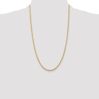 14k 2.75mm D/C Quadruple Rope Chain