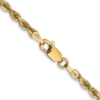 14k 3.0mm D/C Quadruple Rope Chain