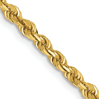 14k 3.0mm D/C Quadruple Rope Chain