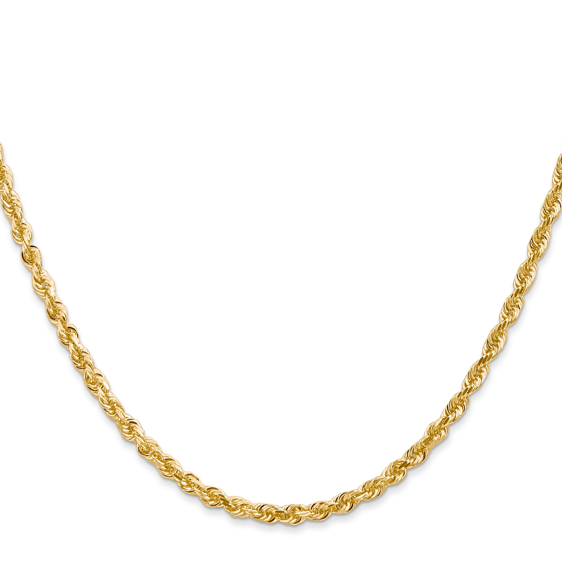 14k 3.0mm D/C Quadruple Rope Chain