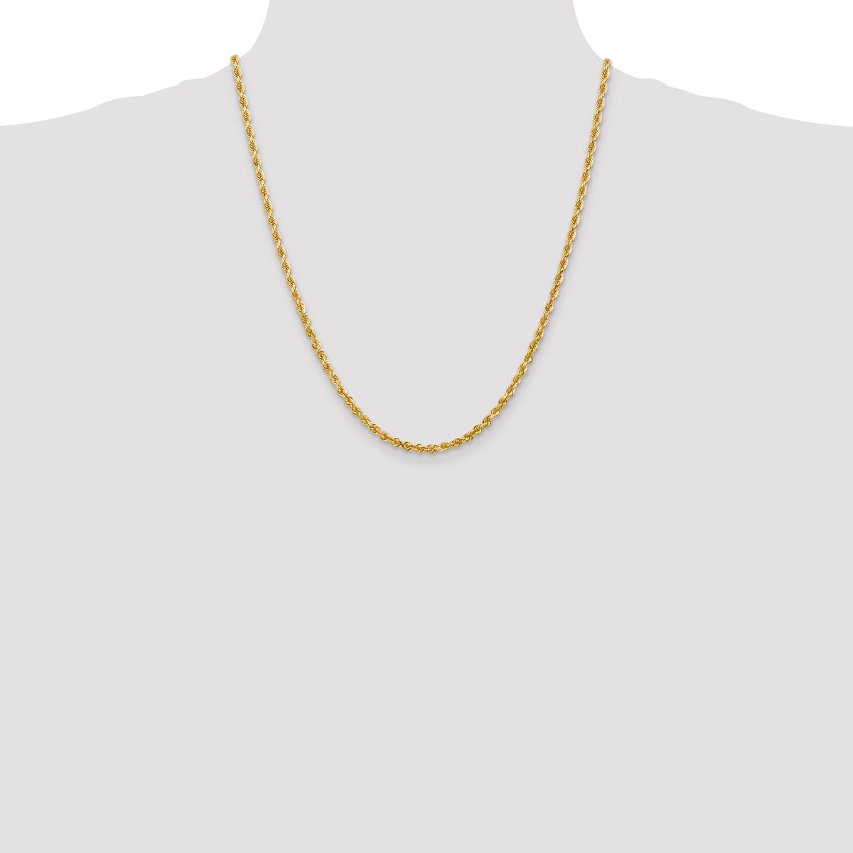 14k 3.35mm D/C Quadruple Rope Chain