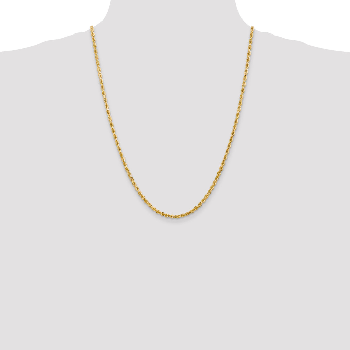 14k 3.35mm D/C Quadruple Rope Chain