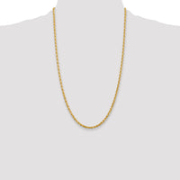 14k 3.35mm D/C Quadruple Rope Chain