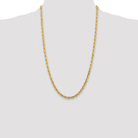 14k 4.5mm D/C Quadruple Rope Chain