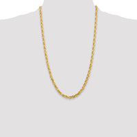 14k 5.0mm D/C Quadruple Rope Chain