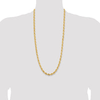 14k 7.0mm D/C Quadruple Rope Chain