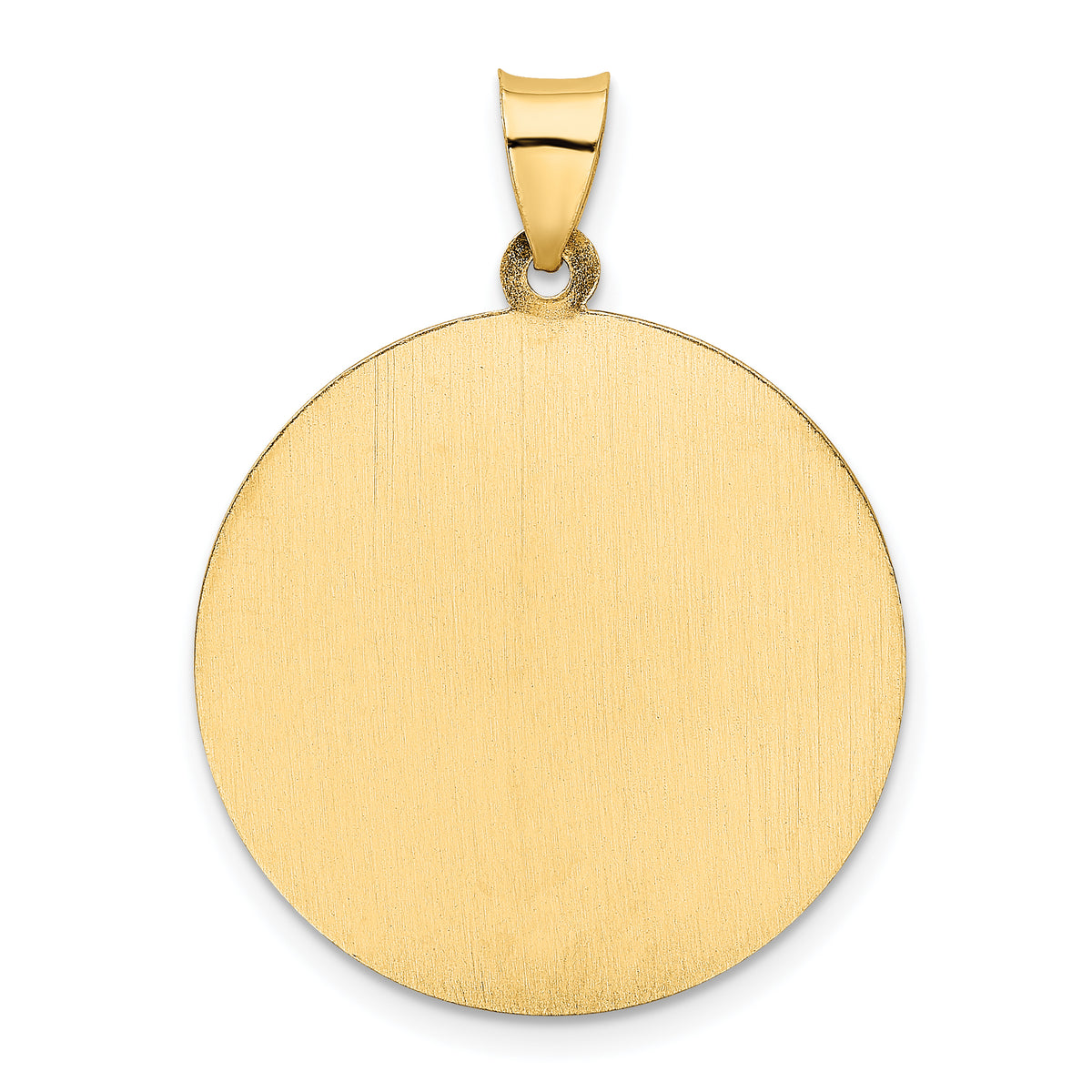 14k Saint Christopher Medal Hollow Pendant