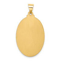 14k Saint Christopher Medal Hollow Pendant