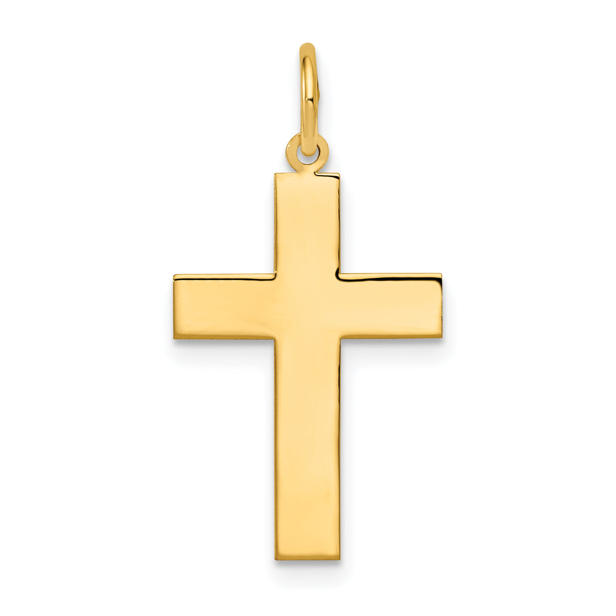 14k Polished Cross Pendant
