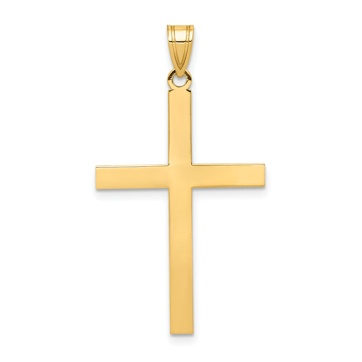 14k Engravable Cross Charm