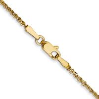 14K 1.7mm Ropa Chain