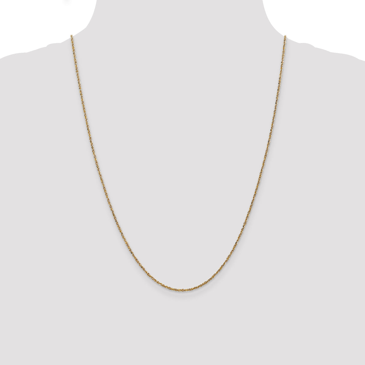 14K 1.7mm Ropa Chain