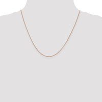 14k Rose Gold .70mm Box Chain