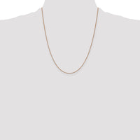 14k Rose Gold .70mm Box Chain