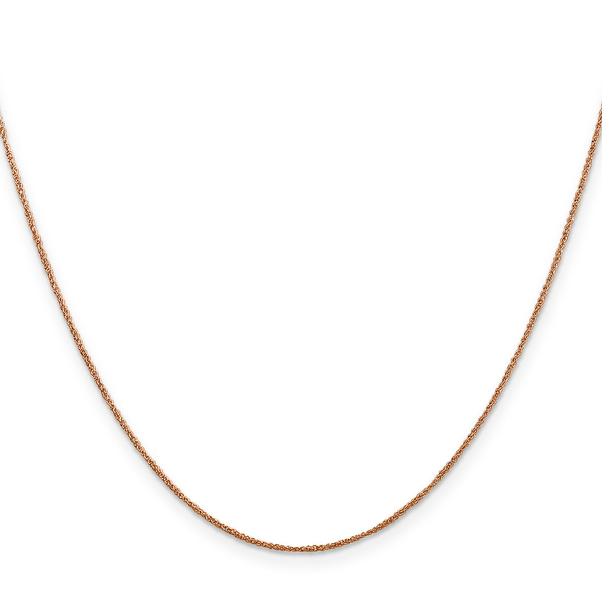 14K Rose Gold .7mm Ropa Chain