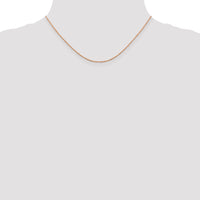 14K Rose Gold .7mm Ropa Chain