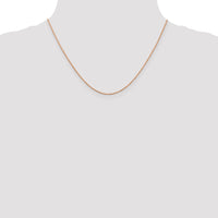 14K Rose Gold .7mm Ropa Chain