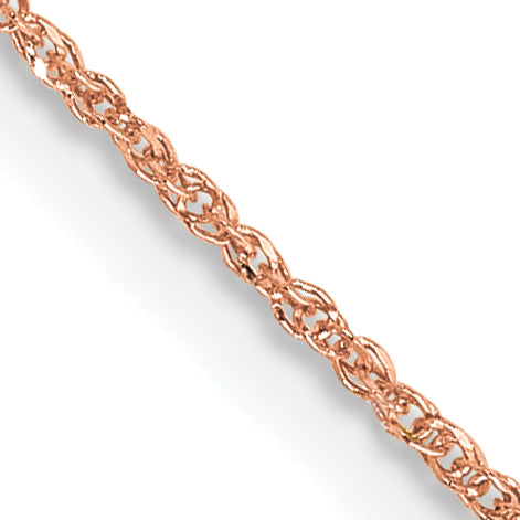 14K Rose Gold .7mm Ropa Chain
