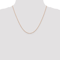 14K Rose Gold .7mm Ropa Chain