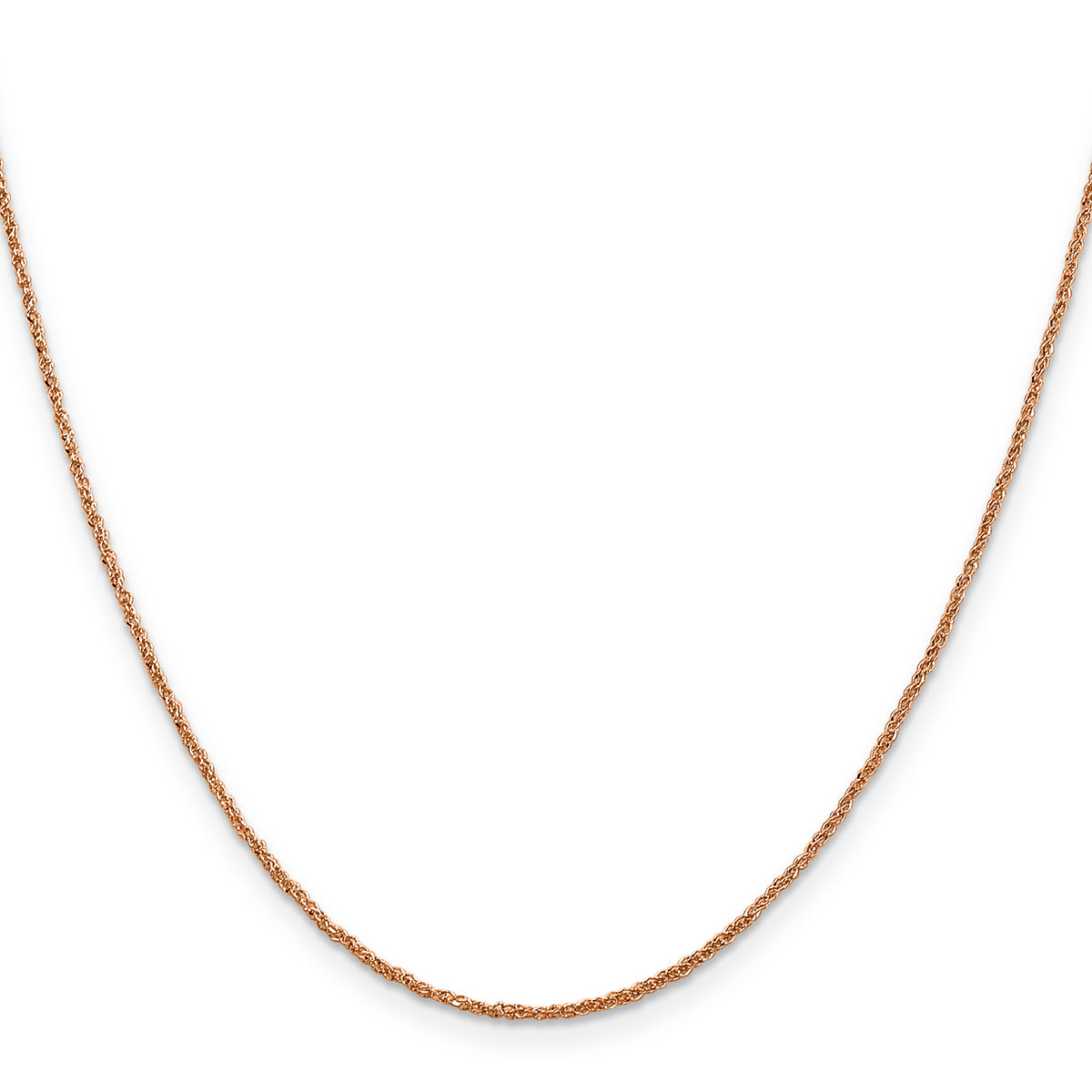 14K Rose Gold 1.1mm Ropa Chain