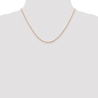 14K Rose Gold 1.1mm Ropa Chain