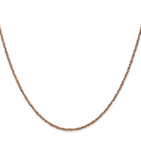 14K Rose Gold 1.7mm Ropa Chain