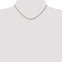 14K Rose Gold 1.7mm Ropa Chain