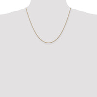 14k Rose Gold 1.05mm D/C Spiga Chain