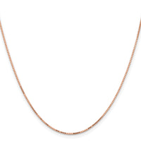 14k Rose Gold .95mm Box Chain