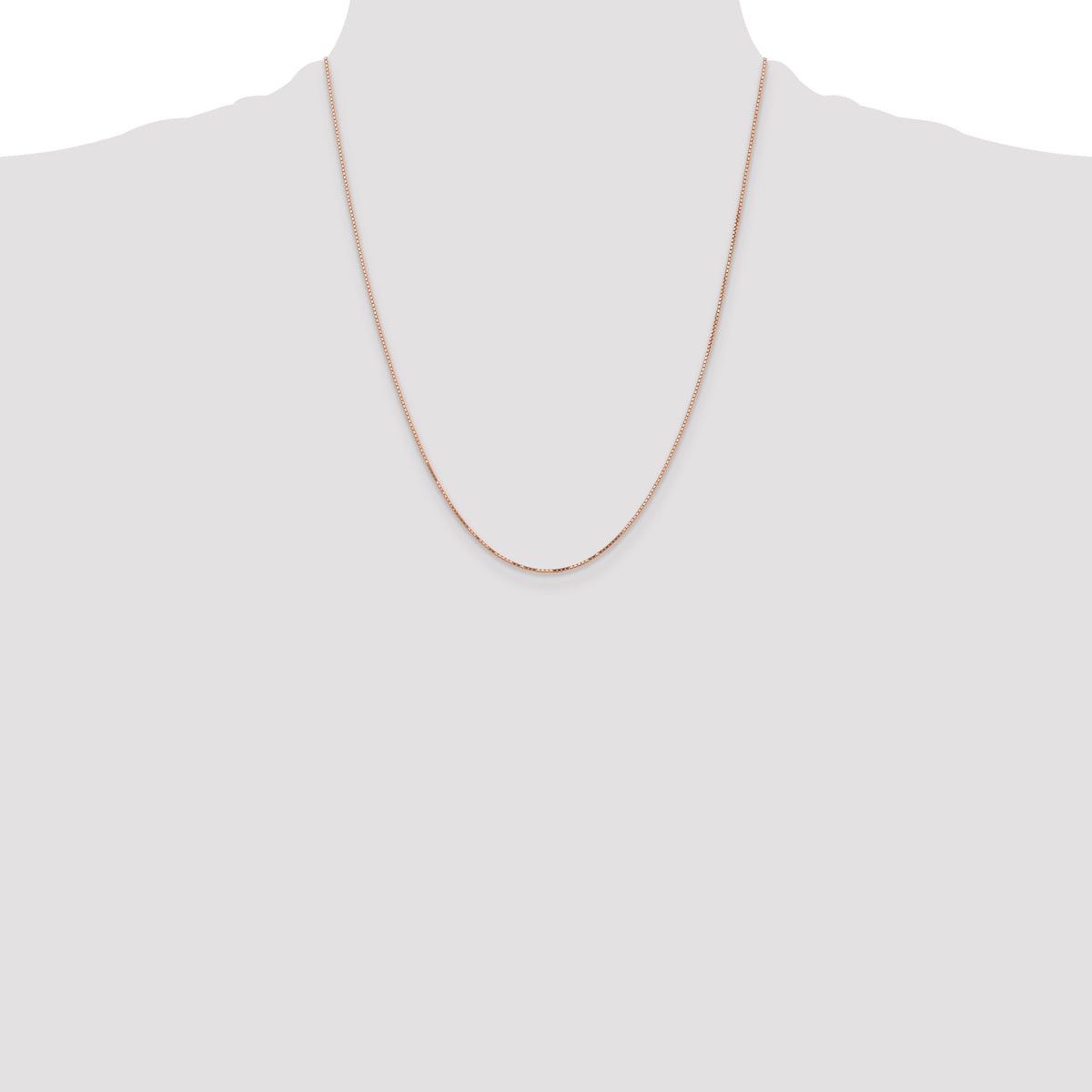 14k Rose Gold .95mm Box Chain
