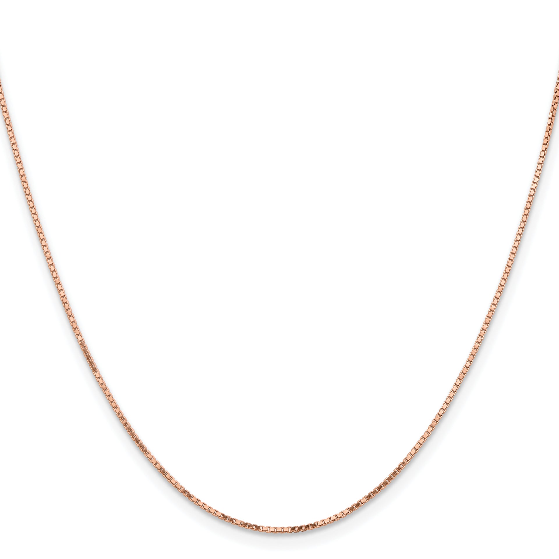 14k Rose Gold .95mm Box Chain